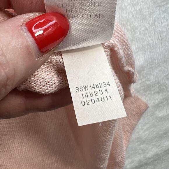 J Jill Plus 3X Knit Sweater Top Linen Blend Round Neck 3/4 Sleeve Lightweight - Picture 9 of 14